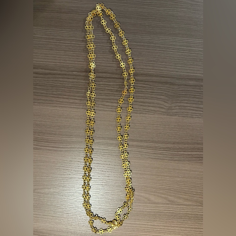 Tory Burch Long Gold Necklace